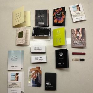 Sephora perfume sample bundle. 17 total. Most unused.